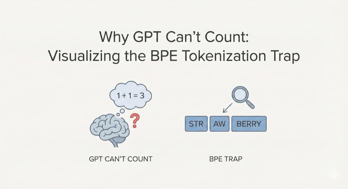 Why GPT Can't Count: Visualizing the BPE Tokenization Trap