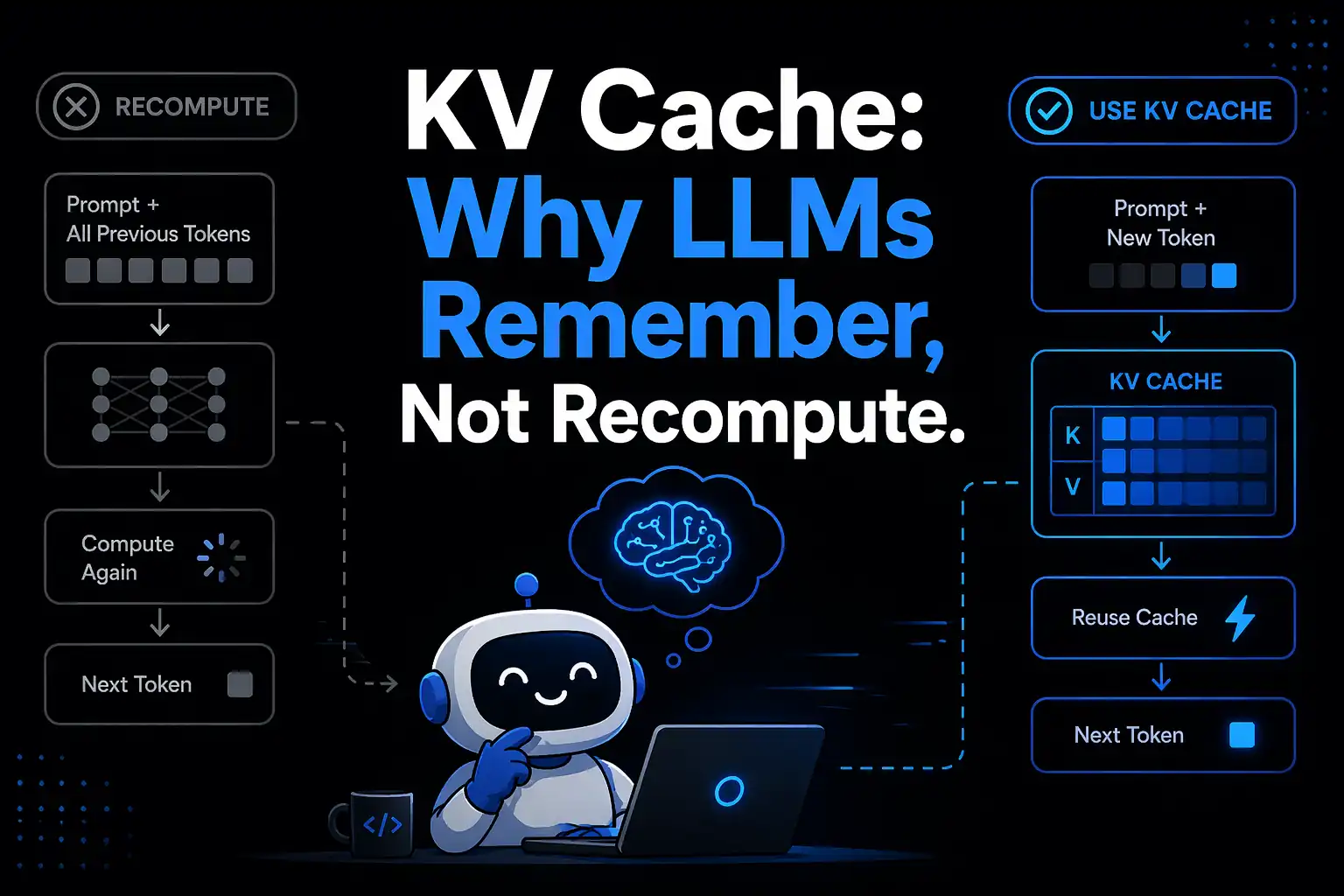 KV Cache: Why LLMs Remember, Not Recompute