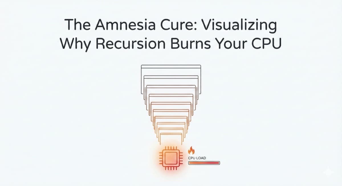 Why Recursion Burns Your CPU (And How Memoization Fixes It)