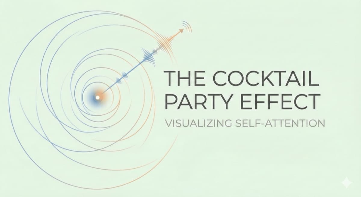 Self-Attention Explained: The Cocktail Party Effect in LLMs