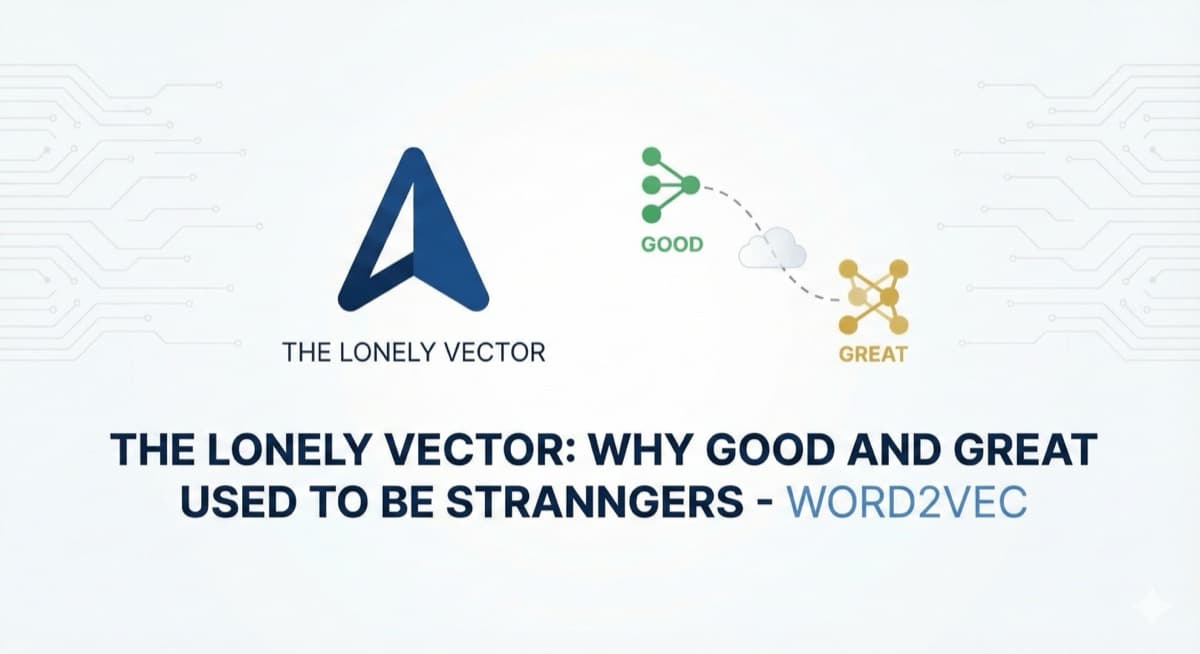 Word2Vec Explained: Why 'Good' and 'Great' Became Neighbors