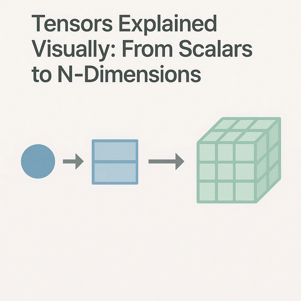 Tensors Explained: From Scalars to High-Dimensional Data